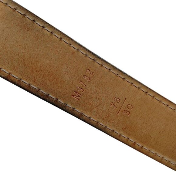 Louis Vuitton Azure Damier Canvas LV Mini Tresor Belt Size 75/30 Auth main image 6